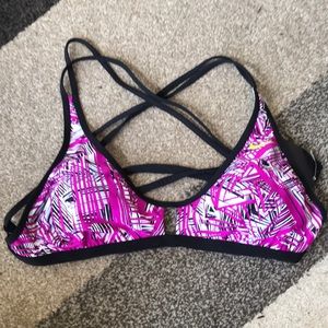 Nike purple bikini top